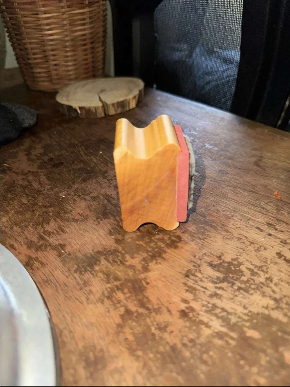 Vintage Disney TV Series Duck Tales Wooden Block Rubber Stamp